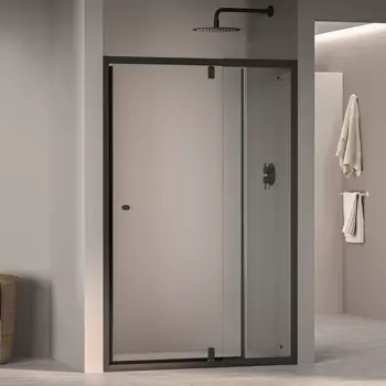 Душевая дверь в нишу RGW Passage PA-02B New 80x185, профиль черный, стекло прозрачное 41080208-14