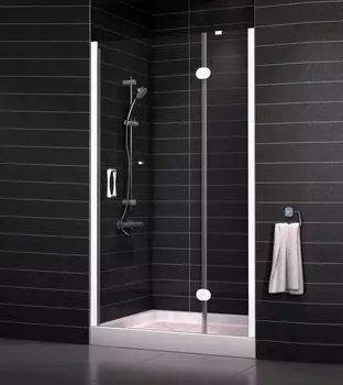 Душевая дверь в нишу Vegas Glass AFP 0100 01 01 R стекло прозрачное, 100 AFP 100 01 01 R