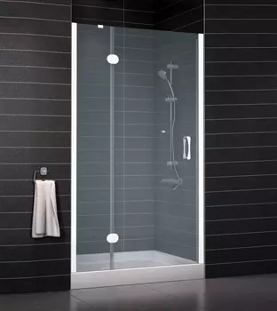 Душевая дверь в нишу Vegas Glass AFP 0100 01 10 L стекло сатин, 100 AFP 100 01 10 L