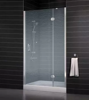 Душевая дверь в нишу Vegas Glass AFP 0100 08 02 R стекло шиншилла, 100 AFP 100 08 02 R