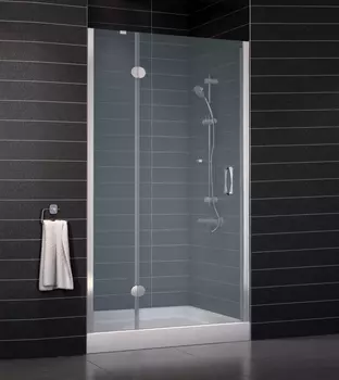 Душевая дверь в нишу Vegas Glass AFP 0100 08 10 L стекло сатин, 100 AFP 100 08 10 L