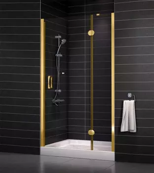 Душевая дверь в нишу Vegas Glass AFP 0100 09 01 R стекло прозрачное, 100 AFP 100 09 01 R