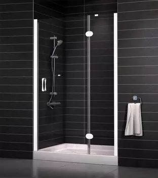 Душевая дверь в нишу Vegas Glass AFP 0110 01 01 R стекло прозрачное, 110, проем 63 см AFP 110 01 01 R