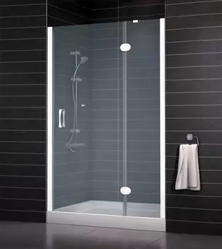 Душевая дверь в нишу Vegas Glass AFP 0110 01 10 R стекло сатин, 110, проем 63 см