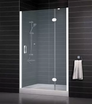 Душевая дверь в нишу Vegas Glass AFP 0110 01 10 R стекло сатин, 110, проем 73 см AFP 110 01 10 R