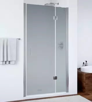 Душевая дверь в нишу Vegas Glass AFP 0110 07 10 R профиль матовый хром, стекло сатин, проем 73 см AFP 110 07 10 R