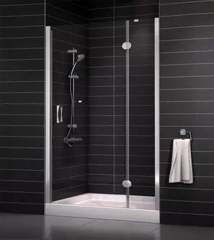 Душевая дверь в нишу Vegas Glass AFP 0110 08 01 R стекло прозрачное, 110, проем 73 см AFP 110 08 01 R