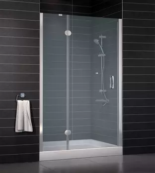 Душевая дверь в нишу Vegas Glass AFP 0110 08 10 L стекло сатин, 110, проем 63 см AFP 110 08 10 L