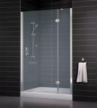 Душевая дверь в нишу Vegas Glass AFP 0110 08 10 R стекло сатин, 110, проем 73 см AFP 110 08 10 R