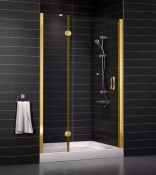 Душевая дверь в нишу Vegas Glass AFP 0110 09 01 L стекло прозрачное, 110, проем 63 см