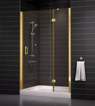 Душевая дверь в нишу Vegas Glass AFP 0110 09 05 R стекло бронза, 110, проем 63 см