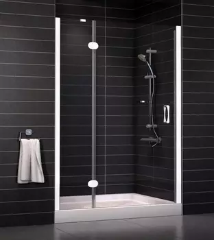 Душевая дверь в нишу Vegas Glass AFP 0120 01 01 L стекло прозрачное, 120 AFP 120 01 01 L