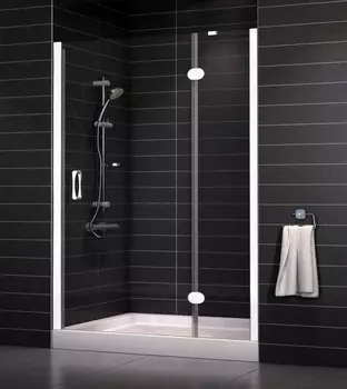 Душевая дверь в нишу Vegas Glass AFP 0120 01 01 R стекло прозрачное, 120 AFP 120 01 01 R