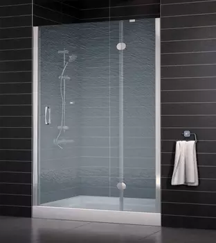 Душевая дверь в нишу Vegas Glass AFP 0120 08 02 R стекло шиншилла, 120 AFP 120 08 02 R