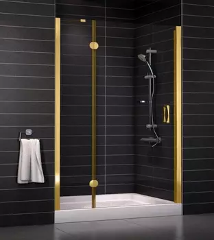 Душевая дверь в нишу Vegas Glass AFP 0120 09 01 L стекло прозрачное, 120 AFP 120 09 01 L