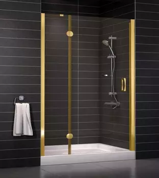 Душевая дверь в нишу Vegas Glass AFP 0120 09 05 L стекло бронза, 120 AFP 120 09 05 L