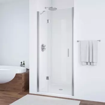 Душевая дверь в нишу Vegas Glass AFP TUR NOVO h1890 110 08 01 L профиль глянцевый хром, стекло прозрачное