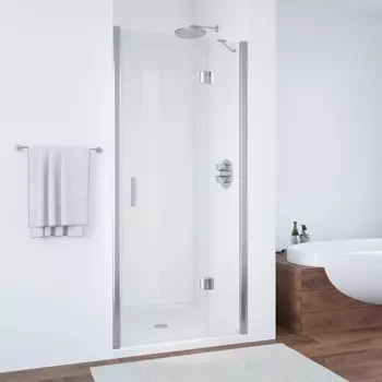 Душевая дверь в нишу Vegas Glass AFP TUR NOVO h1890 100 08 01 R профиль глянцевый хром, стекло прозрачное
