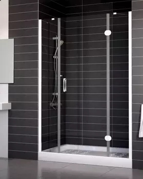 Душевая дверь в нишу Vegas Glass AFP-F 130 01 01 R стекло прозрачное, 130