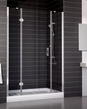 Душевая дверь в нишу Vegas Glass AFP-F 130 08 01 L стекло прозрачное, 130