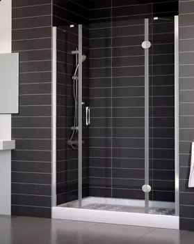 Душевая дверь в нишу Vegas Glass AFP-F 130 08 01 R стекло прозрачное, 130