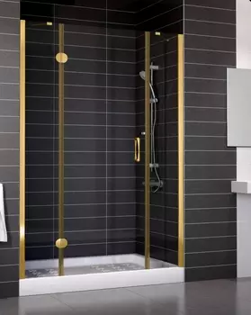 Душевая дверь в нишу Vegas Glass AFP-F 130 09 01 L стекло прозрачное, 130