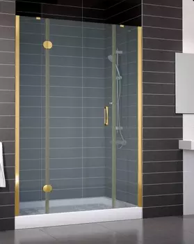 Душевая дверь в нишу Vegas Glass AFP-F 130 09 10 L стекло сатин, 130