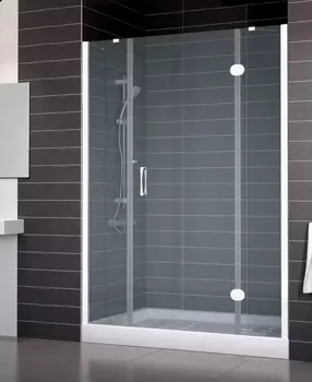 Душевая дверь в нишу Vegas Glass AFP-F 140 01 01 R стекло сатин, 140 AFP-F 140 01 10 R