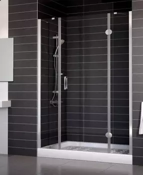 Душевая дверь в нишу Vegas Glass AFP-F 140 08 01 R стекло прозрачное, 140