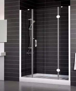 Душевая дверь в нишу Vegas Glass AFP-F 150 01 01 R стекло прозрачное, 150