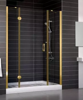 Душевая дверь в нишу Vegas Glass AFP-F 150 09 01 L стекло прозрачное, 150