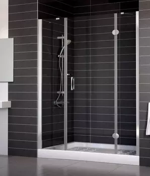 Душевая дверь в нишу Vegas Glass AFP-F 160 08 01 R стекло прозрачное, 160