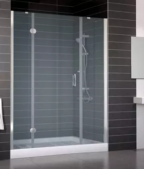 Душевая дверь в нишу Vegas Glass AFP-F 160 08 10 L стекло сатин, 160