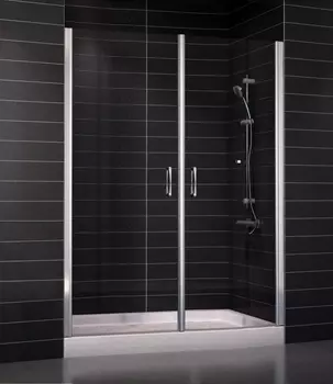 Душевая дверь в нишу Vegas Glass E2P 0095 08 01 стекло прозрачное, 95 E2P 95 08 01