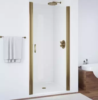 Душевая дверь в нишу Vegas Glass EP 0065 05 01 профиль бронза, стекло прозрачное EP 65 05 01