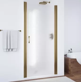 Душевая дверь в нишу Vegas Glass EP 0065 05 02 профиль бронза, стекло шиншилла EP 65 05 02