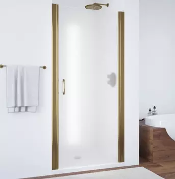 Душевая дверь в нишу Vegas Glass EP 0065 05 10 профиль бронза, стекло сатин EP 65 05 10