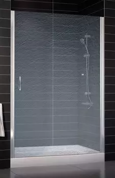 Душевая дверь в нишу Vegas Glass EP 0085 08 02 стекло шиншилла, 85 EP 85 08 02