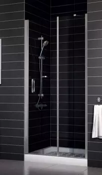 Душевая дверь в нишу Vegas Glass EP-F-1 0100 07 01 L стекло прозрачное, 100 EP-F-1 100 07 01 L