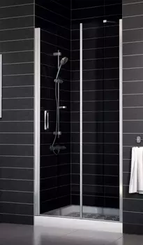 Душевая дверь в нишу Vegas Glass EP-F-1 0100 08 01 L стекло прозрачное, 100 EP-F-1 100 08 01 L