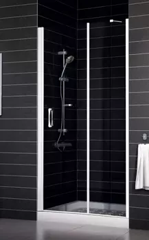 Душевая дверь в нишу Vegas Glass EP-F-1 0110 01 01 L стекло прозрачное, 110 EP-F-1 110 01 01 L