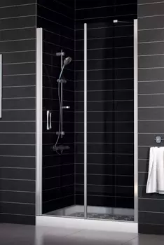 Душевая дверь в нишу Vegas Glass EP-F-1 0130 08 01 L стекло прозрачное, 130 EP-F-1 130 08 01 L