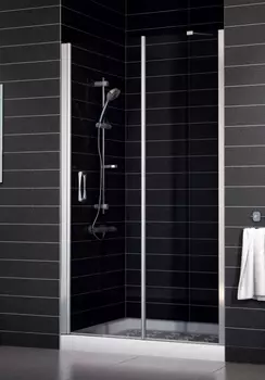 Душевая дверь в нишу Vegas Glass EP-F-1 0140 08 01 L стекло прозрачное, 140 EP-F-1 140 08 01 L