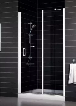 Душевая дверь в нишу Vegas Glass EP-F-1 0145 01 01 L стекло прозрачное, 145 EP-F-1 145 01 01 L