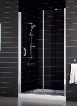 Душевая дверь в нишу Vegas Glass EP-F-1 0150 08 01 L стекло прозрачное, 150 EP-F-1 150 08 01 L