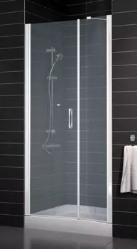 Душевая дверь в нишу Vegas Glass EP-F-2 0110 01 10 L стекло сатин, 110 EP-F-2 110 01 10 L