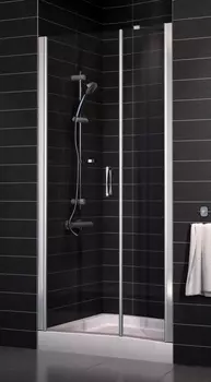 Душевая дверь в нишу Vegas Glass EP-F-2 0110 08 01 L стекло прозрачное, 110 EP-F-2 110 08 01 L