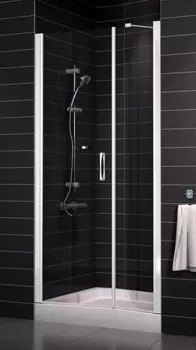 Душевая дверь в нишу Vegas Glass EP-F-2 0115 01 01 L стекло прозрачное, 115 EP-F-2 115 01 01 L