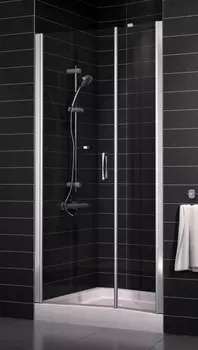 Душевая дверь в нишу Vegas Glass EP-F-2 0120 08 01 L стекло прозрачное, 120 EP-F-2 120 08 01 L