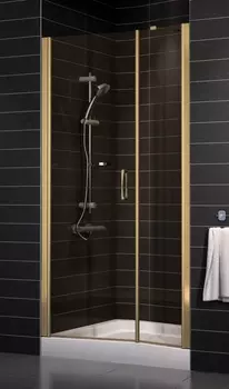 Душевая дверь в нишу Vegas Glass EP-F-2 0125 05 05 L стекло бронза, 125 EP-F-2 125 05 05 L